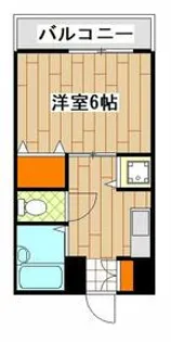 ブルーマロ—鎌谷【103号室】の間取り