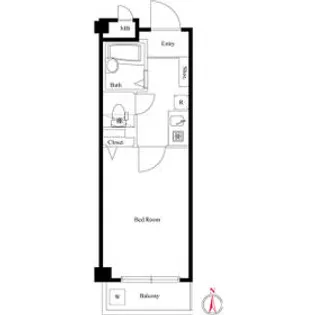 プレール新橋【4階】の間取り