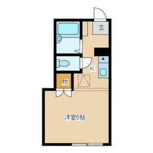 アゼリア石川台【1階】の間取り
