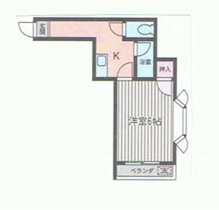 メゾン石井【106号室】の間取り