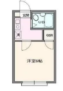 シティハイム元町【109号室】の間取り