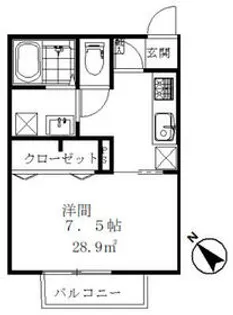 大成コーポ【1階】の間取り