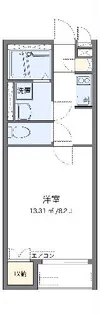 レオネクストブルーイン【2階】の間取り
