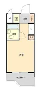 グラビス都立大学【3階】の間取り