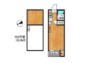 K&I壱番館【203号室】の間取り
