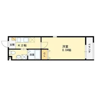 ウエストコート【1階】の間取り