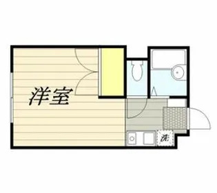 ハイツWATANABE【104号室】の間取り