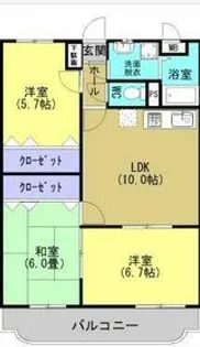 ユーミーアグリ・SII【3階】の間取り
