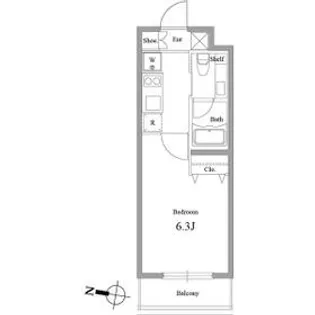 ファインライツ氷川台【1階】の間取り