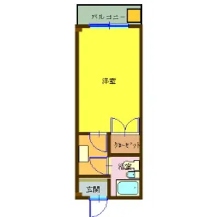 メゾンド一之江【3階】の間取り