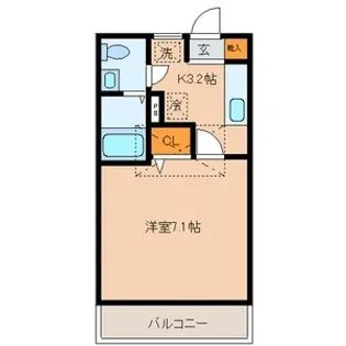 ハウゼ曰佐【2階】の間取り