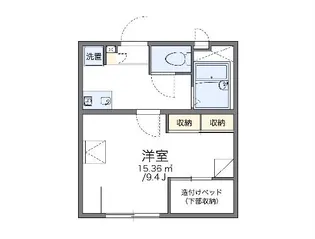 レオパレス武蔵ヶ丘II【2階】の間取り