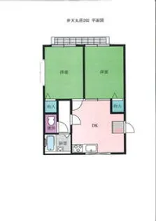 コーポ須田C棟【202号室】の間取り