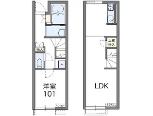 レオネクストレリーフ【1階】の間取り