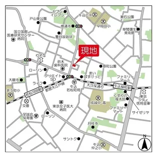 東京都新宿区原町3丁目【マンション】の外観