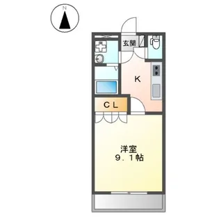 エレガントヒルズ【1階】の間取り
