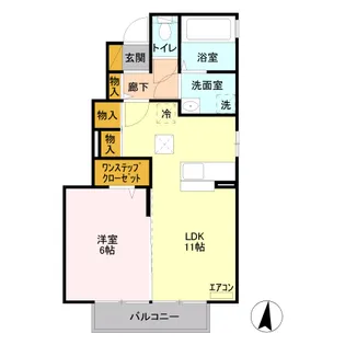 グランベルコート【1階】の間取り