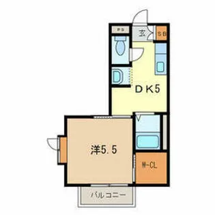 Granceed komiya【2階】の間取り