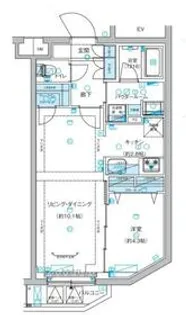 メインステージ富士見台【4階】の間取り