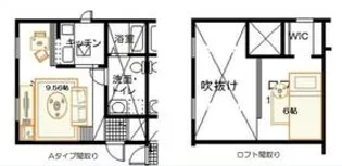 プリマ サラ カリーノ【1階】の間取り