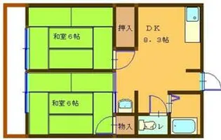 シティハイム・サンライズ・A【201号室】の間取り