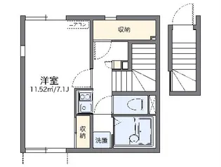 レオネクストユリ【201号室】の間取り
