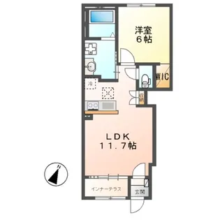 キルシェ【1階】の間取り