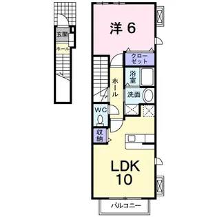 パーク・ヴィラ 3【2階】の間取り