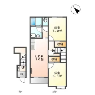 ピュア・ステージⅠ【2階】の間取り