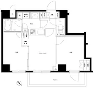 ルーブル東矢口【3階】の間取り