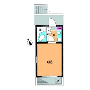 グレイス三田【206号室】の間取り