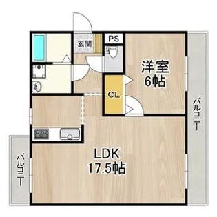 アバンハウスⅠ【2階】の間取り