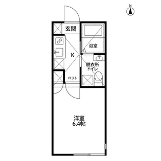 ARBOR BLUE QUADR【2階】の間取り