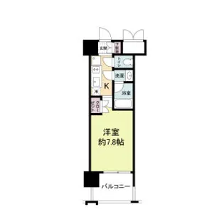 パークフラッツ江坂【4階】の間取り