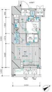 メインステージ蒲田Ⅵエグザ【4階】の間取り