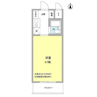 ウッドクレスト砧D棟【1階】の間取り