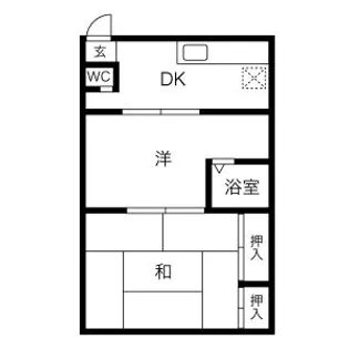 華陽ビル【2A号室】の間取り