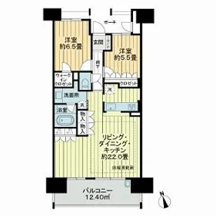 ライオンズ小牧グランライズ【802号室】の間取り