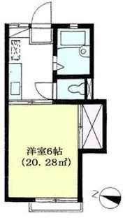 サニーハイツ【1階】の間取り