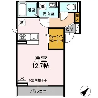 サニーサイド【1階】の間取り