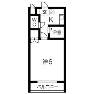 ルミエール垂水【5階】の間取り