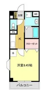 Azヒルズ【201号室】の間取り