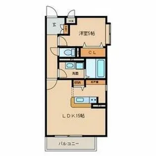 La Quadrifoglio【1階】の間取り