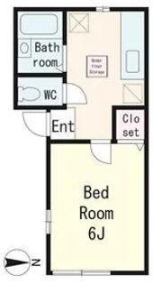 パルコートNKS【1階】の間取り