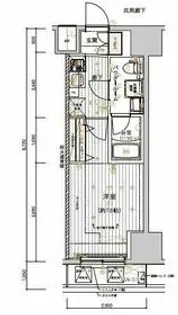 メインステージ十条Ⅱ【7階】の間取り