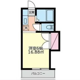 セブンハイツ平田【A23号室】の間取り