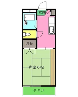 ドミールONO【201号室】の間取り