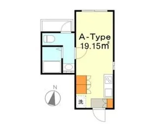 ヒューマンパレス与野【3階】の間取り