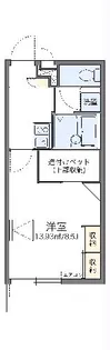 レオパレスM【3階】の間取り