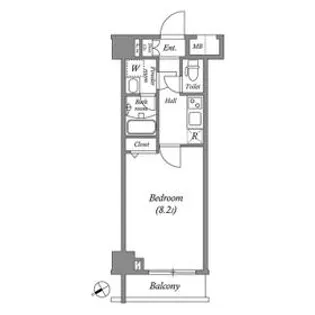 GENOVIA西高島平SKYGARDEN【204号室】の間取り